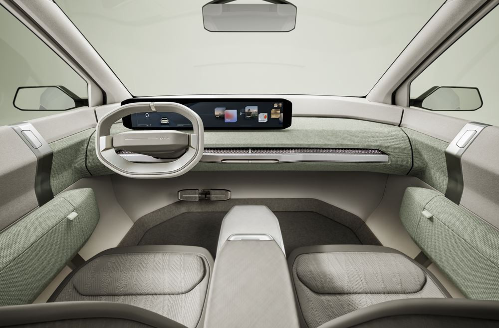 Le concept Kia EV3 fait appel à des matériaux durables d'avant-garde