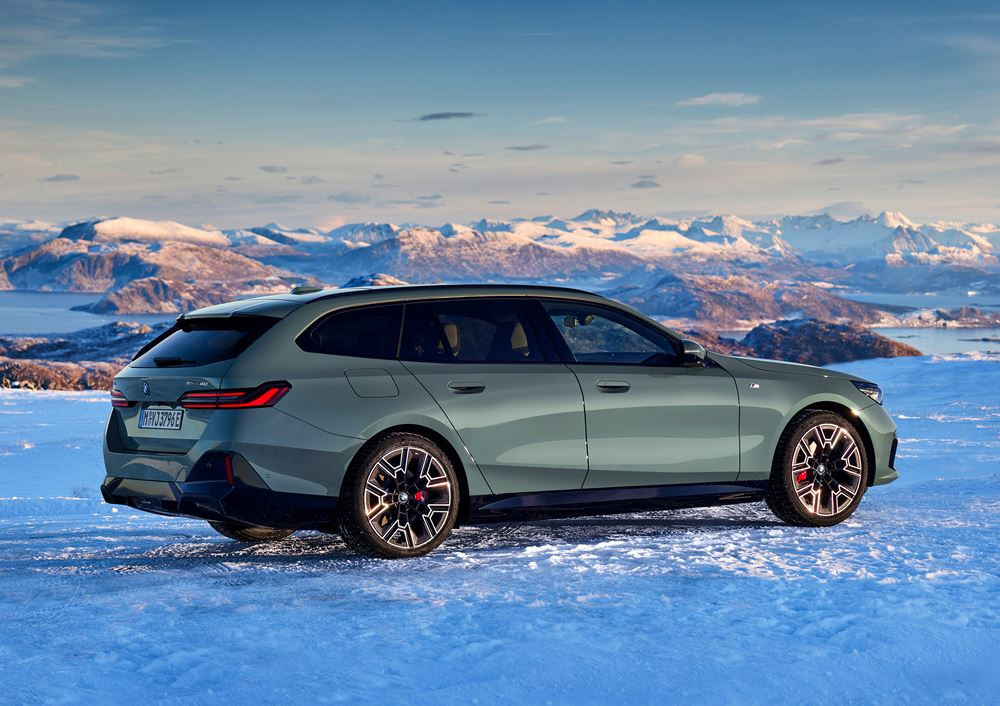 La BMW i5 eDrive40 Touring électrique affiche près de 500 kilomètres d'autonomie