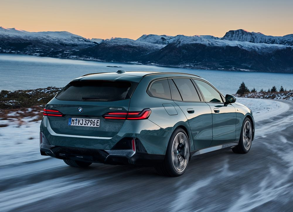 La BMW i5 eDrive40 Touring électrique affiche près de 500 kilomètres d'autonomie