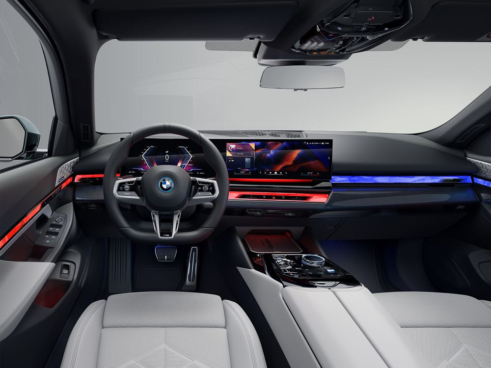La BMW i5 eDrive40 Touring électrique affiche près de 500 kilomètres d'autonomie