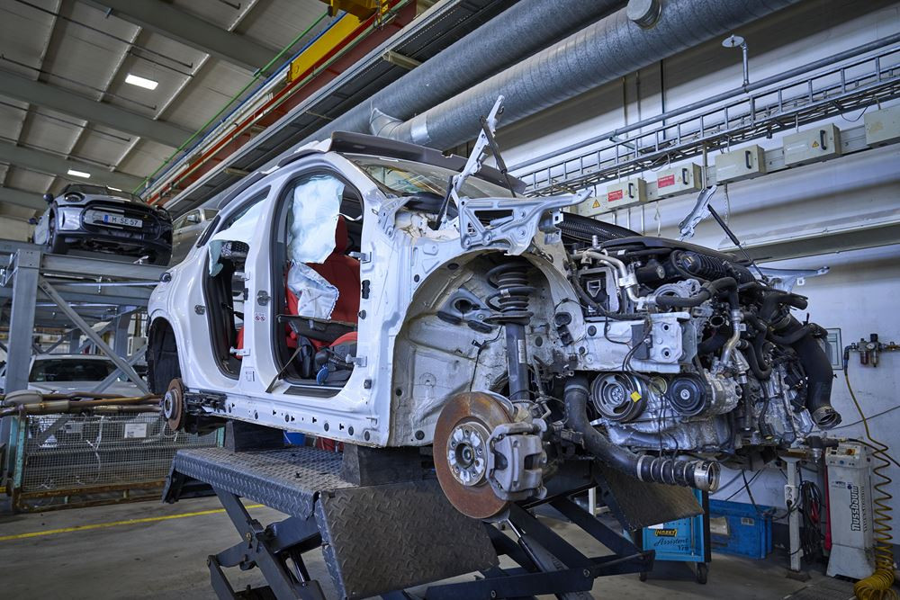 Le centre de recyclage et de désassemblage BMW trace la voie vers l'économie circulaire