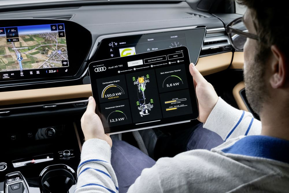 Le système hybride MHEV plus Audi est axé sur la décharge et la recharge de la batterie en cycles rapides