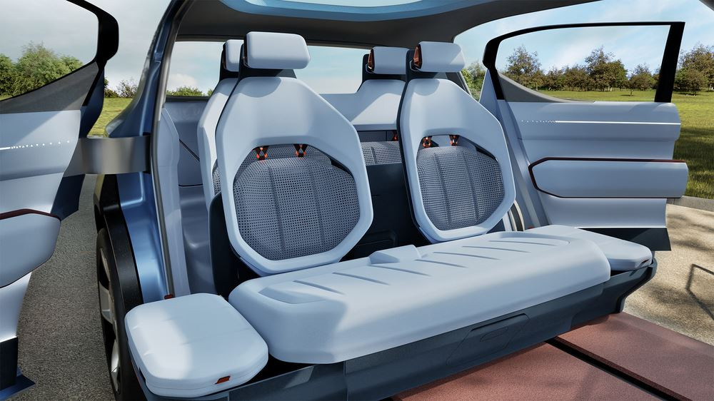 Un matériau à base de fibres de lin dans les sièges du Kia Concept EV2