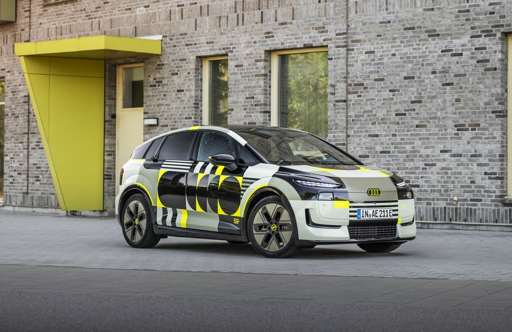 La consommation de l'Audi A2 e-tron électrique 190 ch s'établit à 12,8 kWh aux 100 km