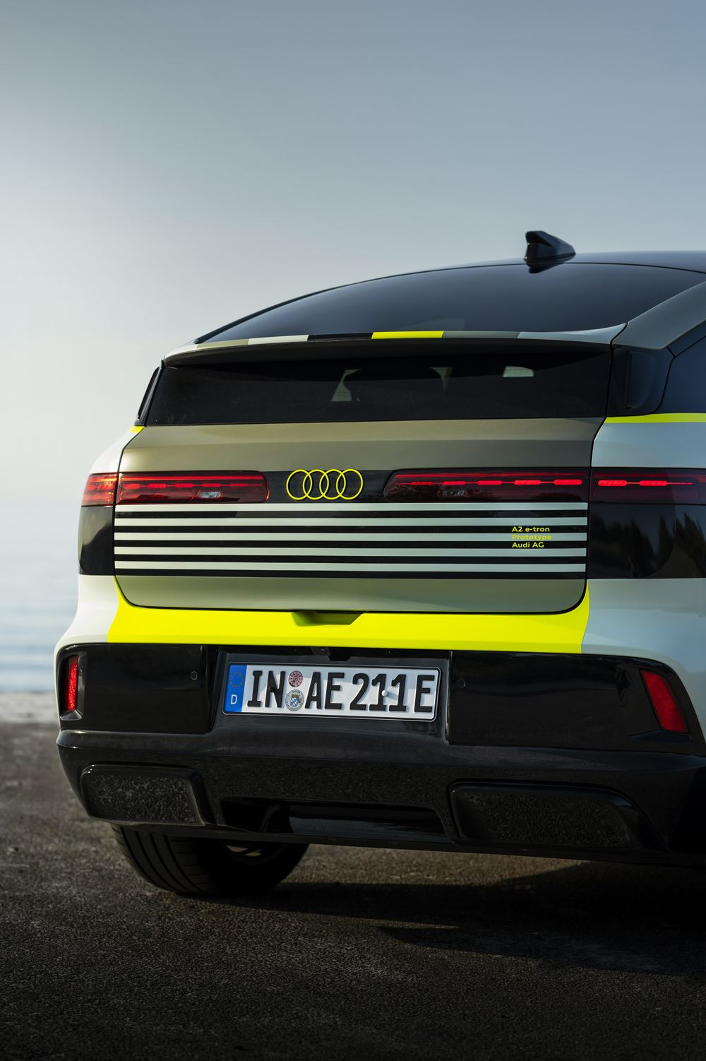 La consommation de l'Audi A2 e-tron électrique 190 ch s'établit à 12,8 kWh aux 100 km