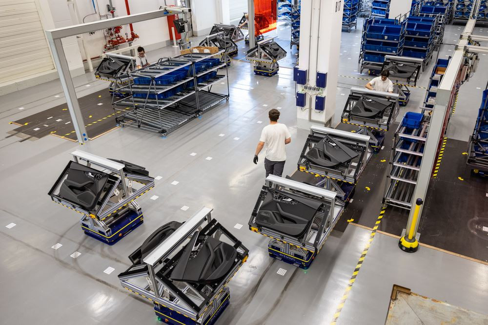 L'assemblage modulaire automobile fonctionne sans rythme de travail uniforme