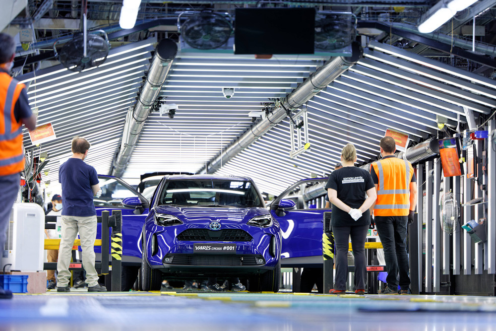 La production automobile en France s'élève à 1,383 million de véhicules en 2022