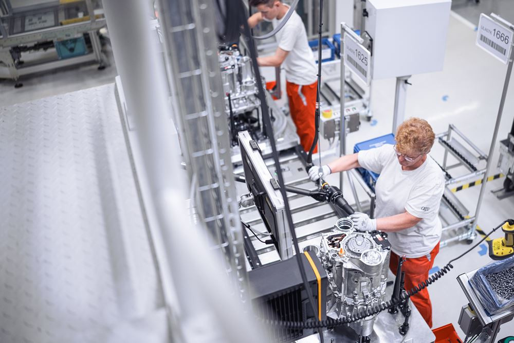 L'usine Audi de Gyor en Hongrie produit les moteurs électriques destinés à la plateforme PPE
