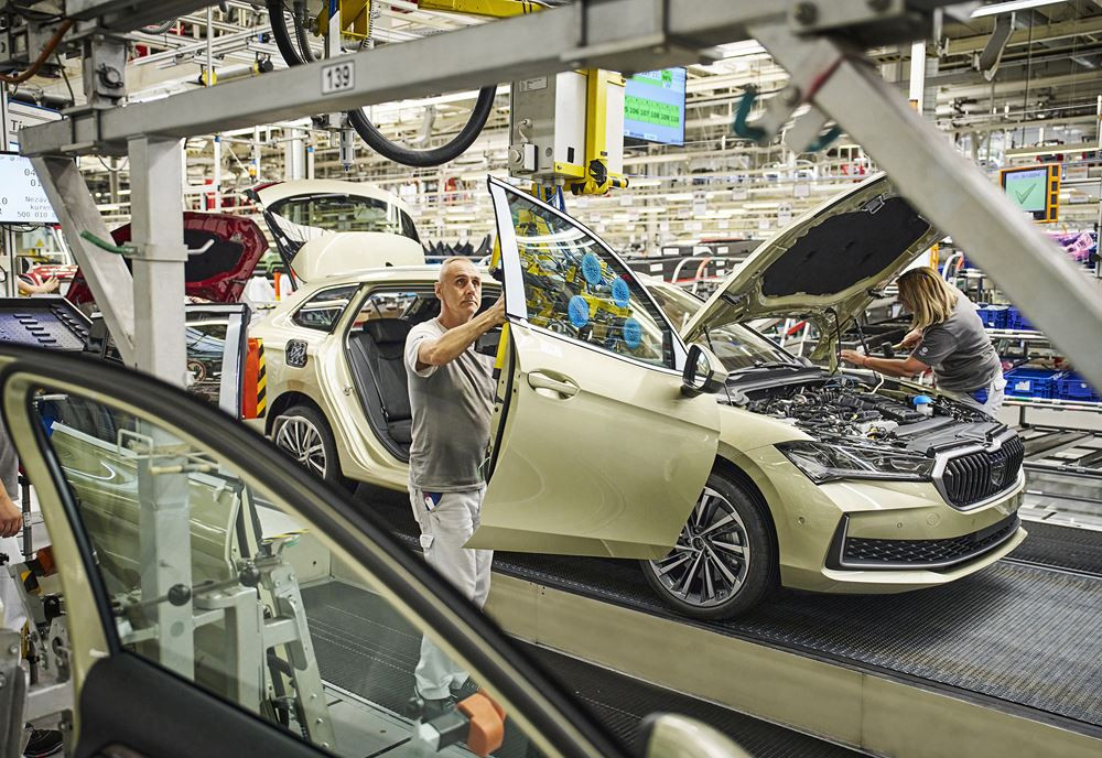 Le site Volkswagen de Bratislava assure la production de la Skoda Superb et de la Volkswagen Passat