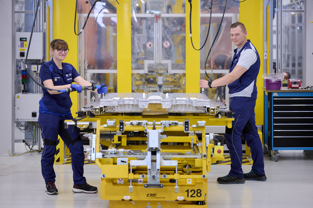 L'usine 02.20 BMW de Dingolfing assure la production de pièces pour chaînes de transmission électriques