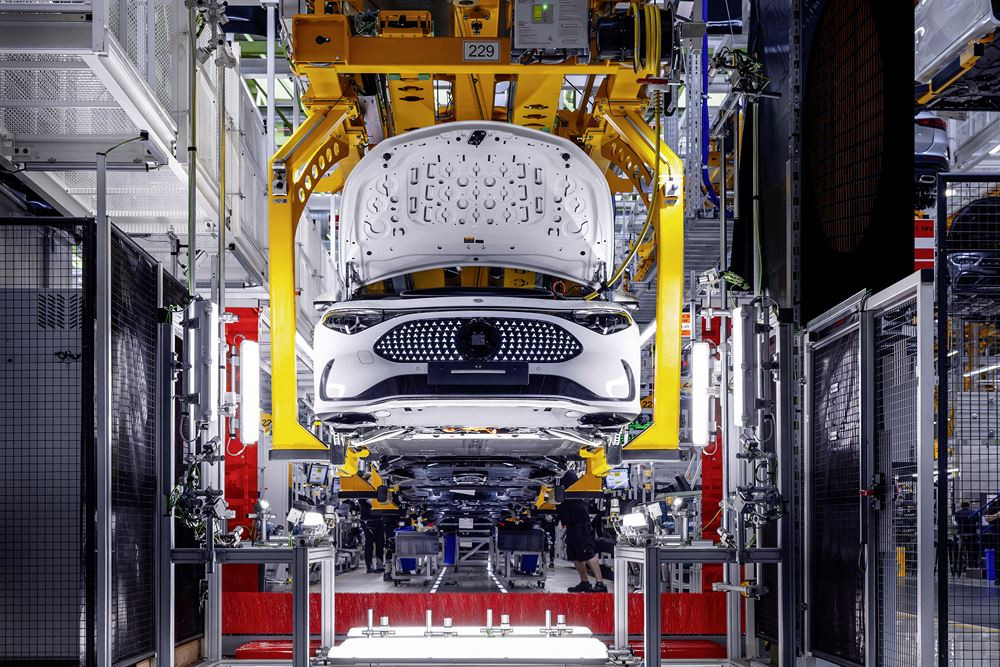 L'usine Mercedes-Benz de Rastatt assure la production du CLA de nouvelle génération