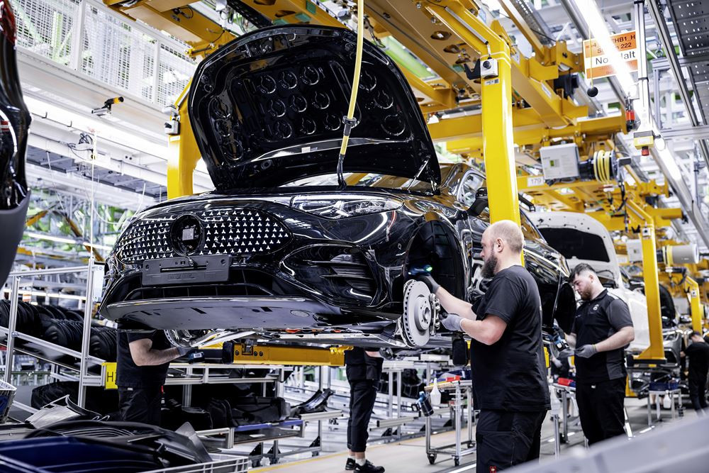 L'usine Mercedes-Benz de Rastatt assure la production du CLA de nouvelle génération