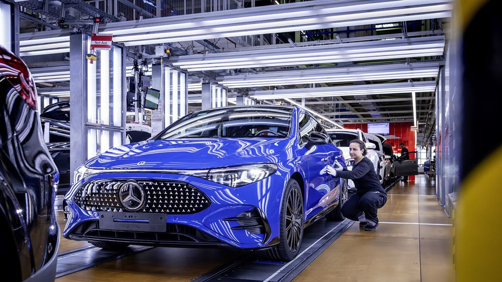 L'usine Mercedes-Benz de Rastatt assure la production du CLA de nouvelle génération