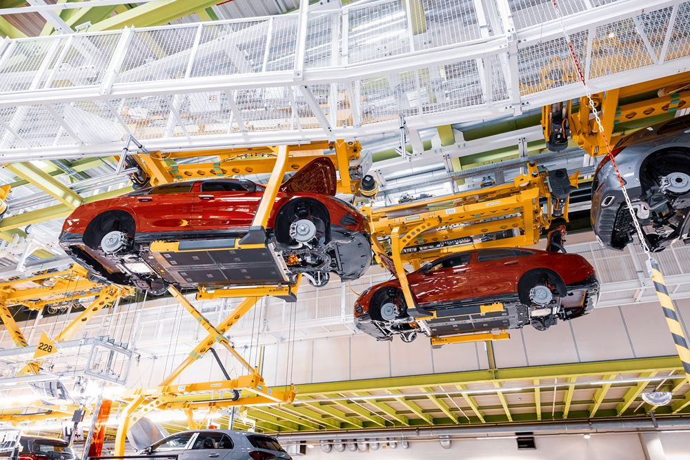 L'usine Mercedes-Benz de Rastatt assure la production du CLA de nouvelle génération