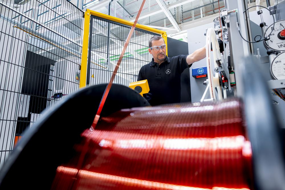 L'usine Mercedes-Benz de Berlin-Marienfelde assure la production à grande échelle de moteurs électriques à flux axial