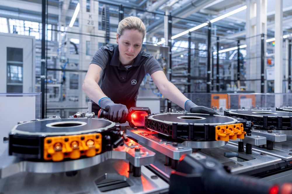 L'usine Mercedes-Benz de Berlin-Marienfelde assure la production à grande échelle de moteurs électriques à flux axial