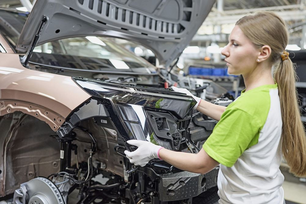 L'usine principale Skoda de Mlada Boleslav assure la production en série du Peaq électrique