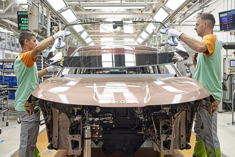 L'usine principale Skoda de Mlada Boleslav assure la production en série du Peaq électrique
