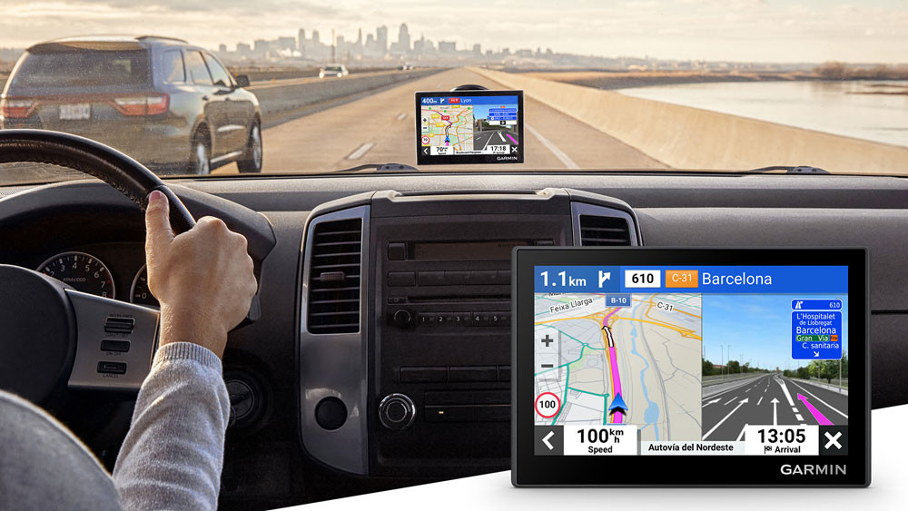 Le système de navigation Garmin Drive 53 est doté de données d'info-trafic en temps réel