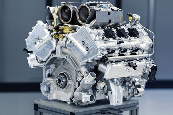 Un moteur 3.0 litres V6 biturbo électrifié Aston Martin pour la supercar Valhalla