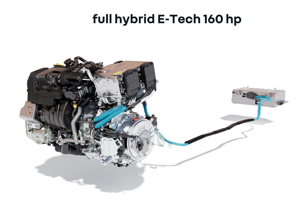 Le moteur hybride Renault 160 permet de circuler en électrique jusqu'à 80 % du temps en ville