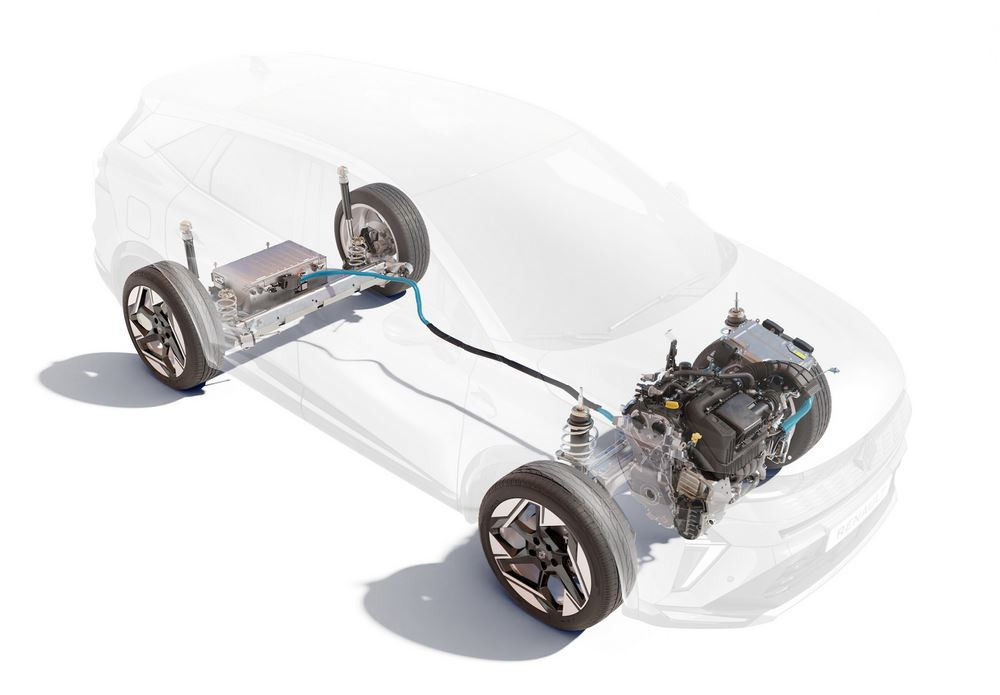 Le moteur hybride Renault 160 permet de circuler en électrique jusqu'à 80 % du temps en ville