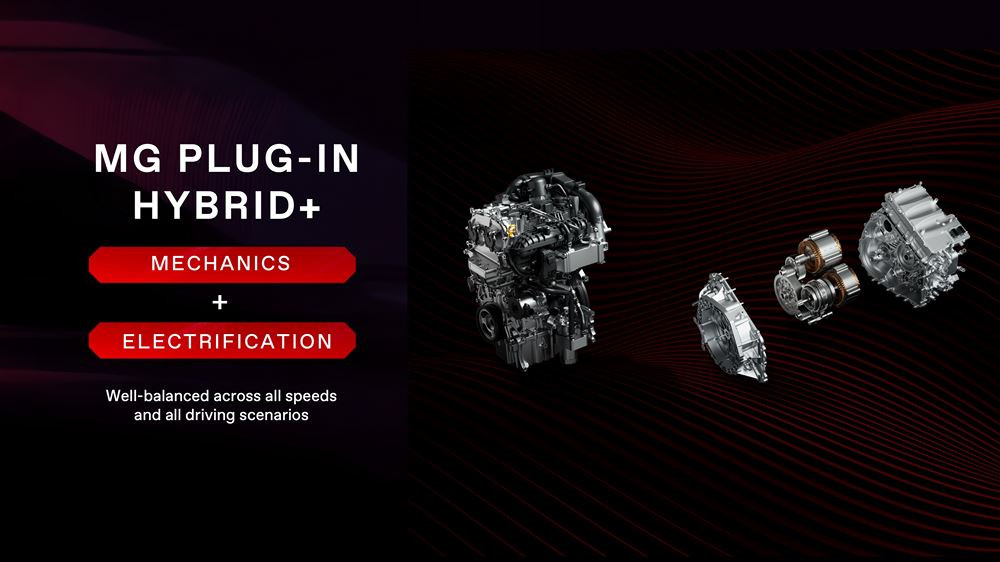Le nouveau système Plug-in Hybrid plus de MG offre une efficacité énergétique accrue