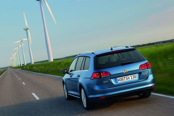 La nouvelle Volkswagen Golf SW dispose d'un volume de chargement de 605 litres