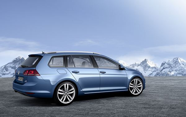 La nouvelle Volkswagen Golf SW dispose d'un volume de chargement de 605 litres