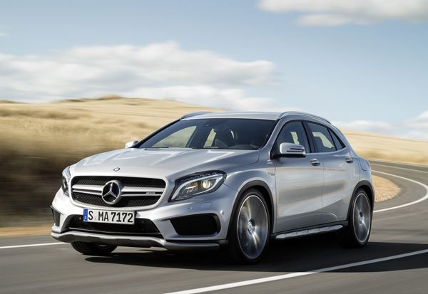 Le SUV Mercedes GLA 45 AMG développe 360 ch et un couple de 450 Nm