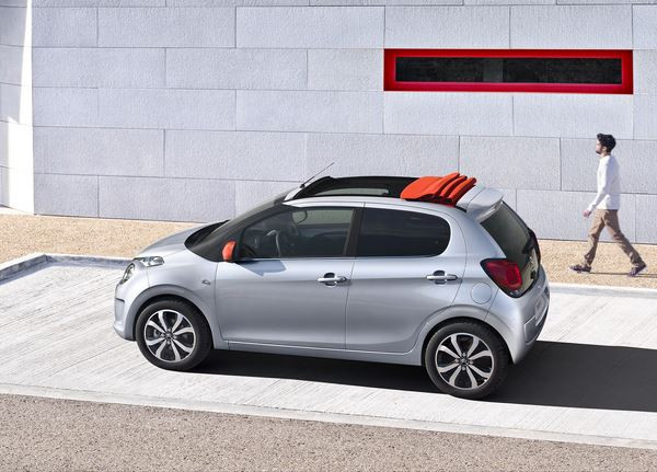Une nouvelle Citroën C1 à la face avant souriante