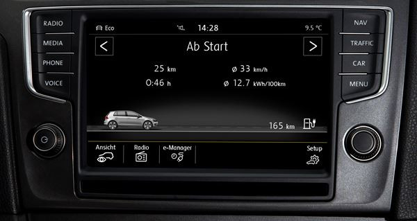 Volkswagen e-Golf: 36 790 euros pour une conduite électrique avec 190 km d'autonomie