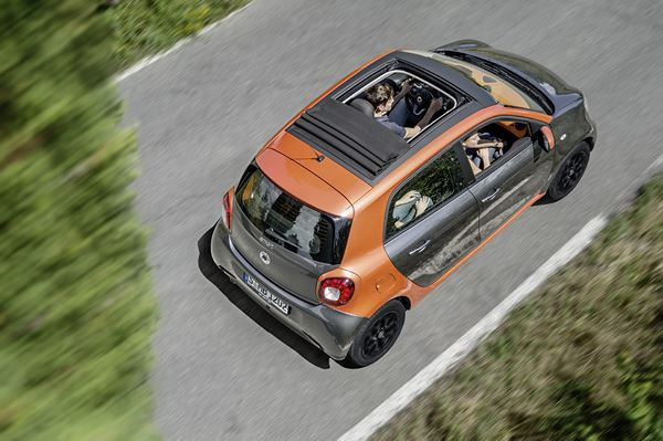 La smart forfour répond à des besoins rationnels sous des lignes émotionnelles