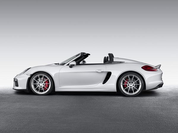 Le nouveau Porsche Boxster Spyder conserve son caractère unique