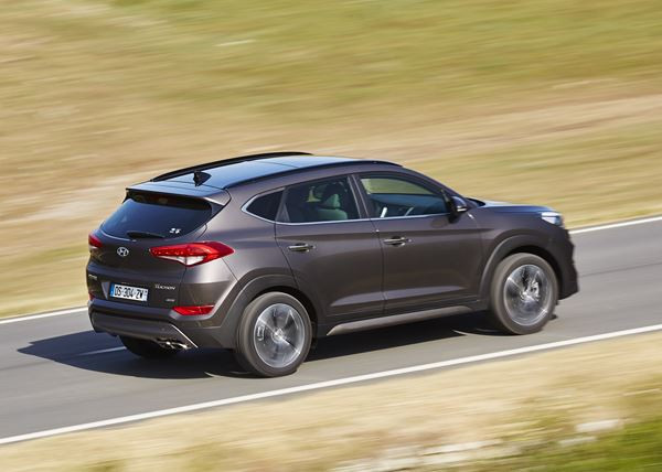 Le Hyundai Tucson affiche une allure athlétique