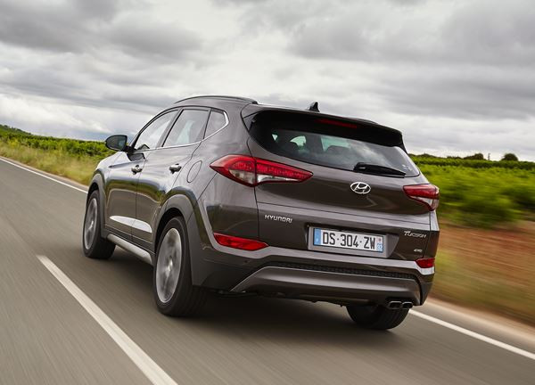 Le Hyundai Tucson affiche une allure athlétique