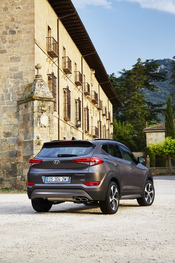 Le Hyundai Tucson affiche une allure athlétique