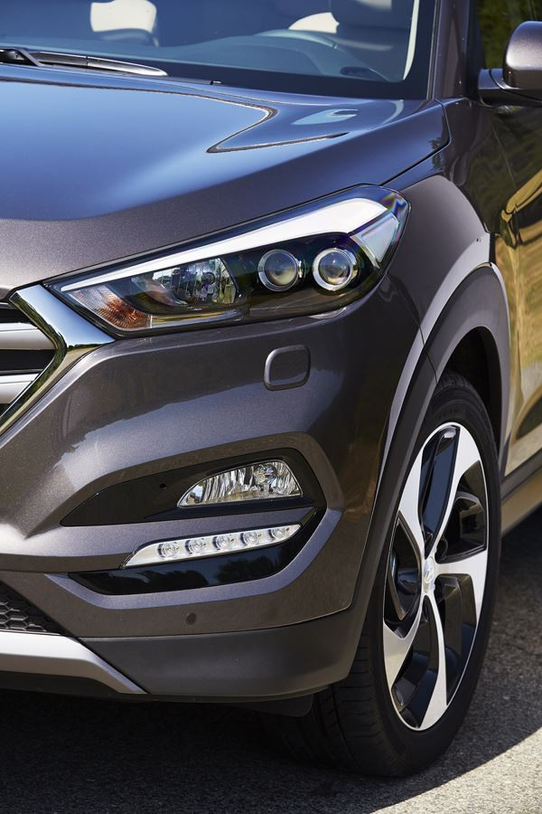 Le Hyundai Tucson affiche une allure athlétique