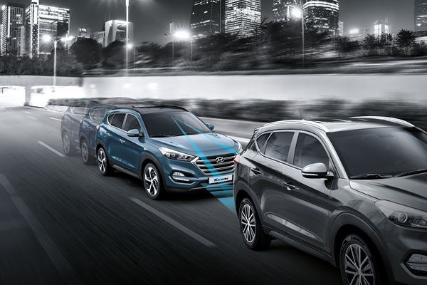 Le Hyundai Tucson affiche une allure athlétique