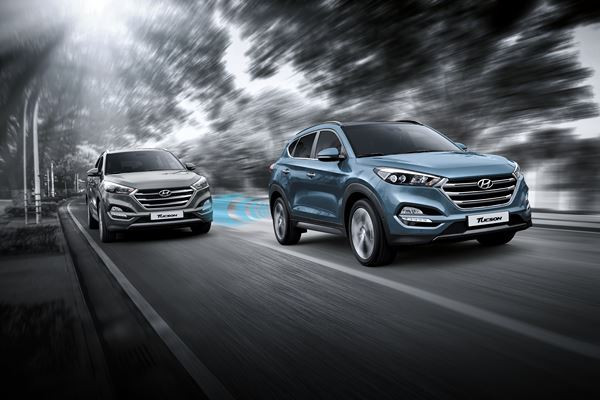 Le Hyundai Tucson affiche une allure athlétique