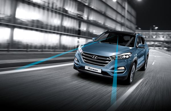 Le Hyundai Tucson affiche une allure athlétique