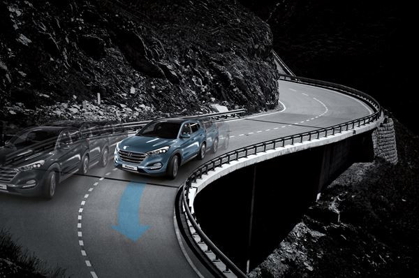 Le Hyundai Tucson affiche une allure athlétique
