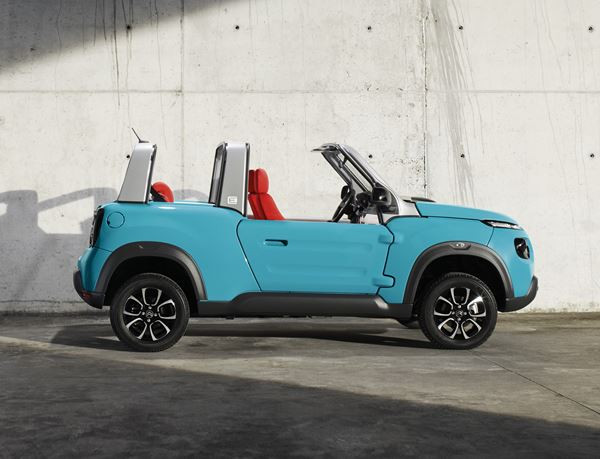 Citroën e-Mehari: un petit cabriolet quatre places électrique décalé