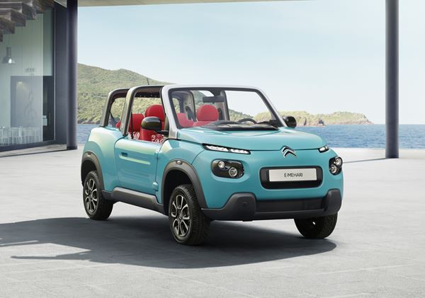 Citroën e-Mehari: un petit cabriolet quatre places électrique décalé