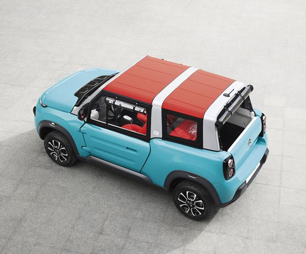 Citroën e-Mehari: un petit cabriolet quatre places électrique décalé