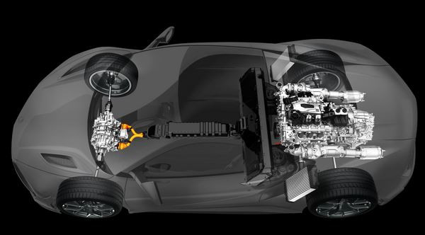 La supercar Honda NSX en approche