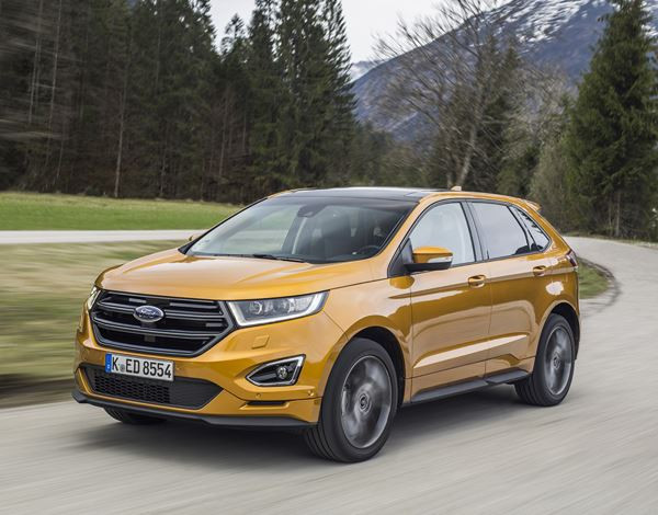 Le grand SUV Ford Edge traverse l'Atlantique