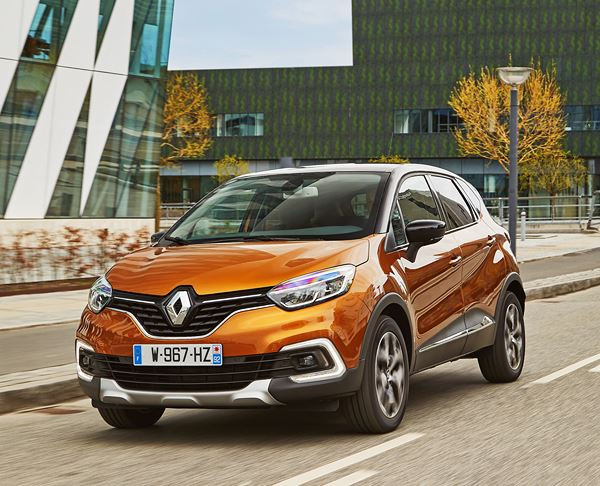 Le crossover urbain Renault Captur affiche un nouveau visage