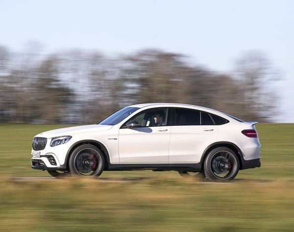 Le Mercedes-AMG GLC Coupé 63 4MATIC Plus embarque un moteur V8 AMG 4.0 litres