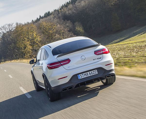Le Mercedes-AMG GLC Coupé 63 4MATIC Plus embarque un moteur V8 AMG 4.0 litres